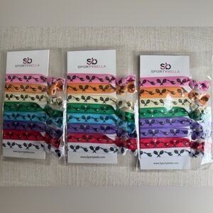 Colorful Tennis Hair Ties Sets NWT